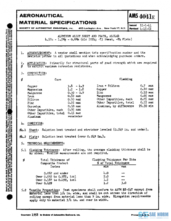 SAE AMS4041E PDF