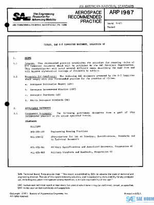 SAE ARP1987 PDF