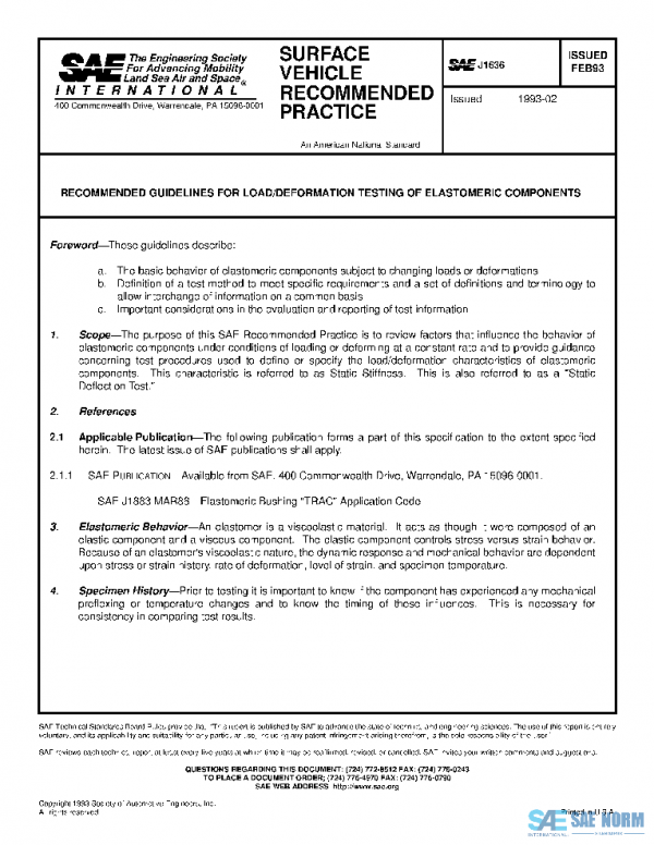 SAE J1636_199302 PDF SAE J1636_199302 PDF
