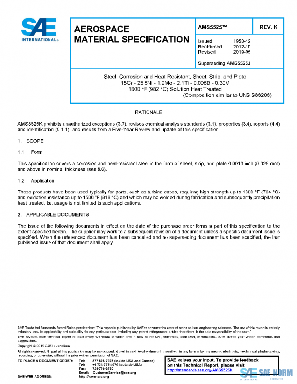 SAE AMS5525K PDF