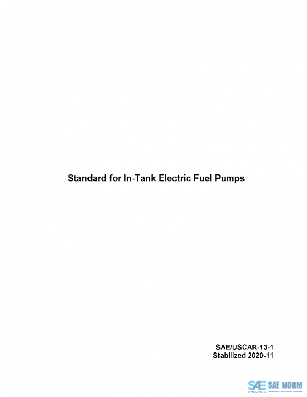 SAE USCAR13-1 PDF SAE USCAR13-1 PDF