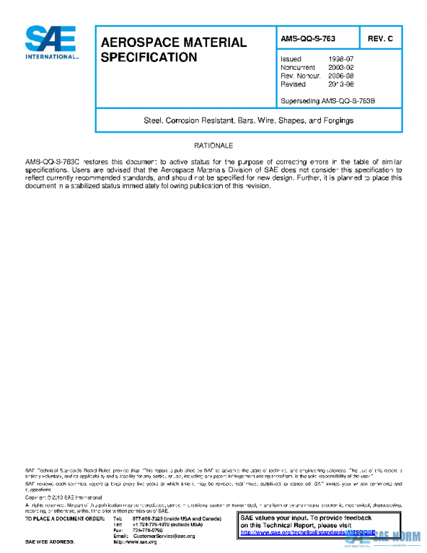 SAE AMSQQS763C PDF