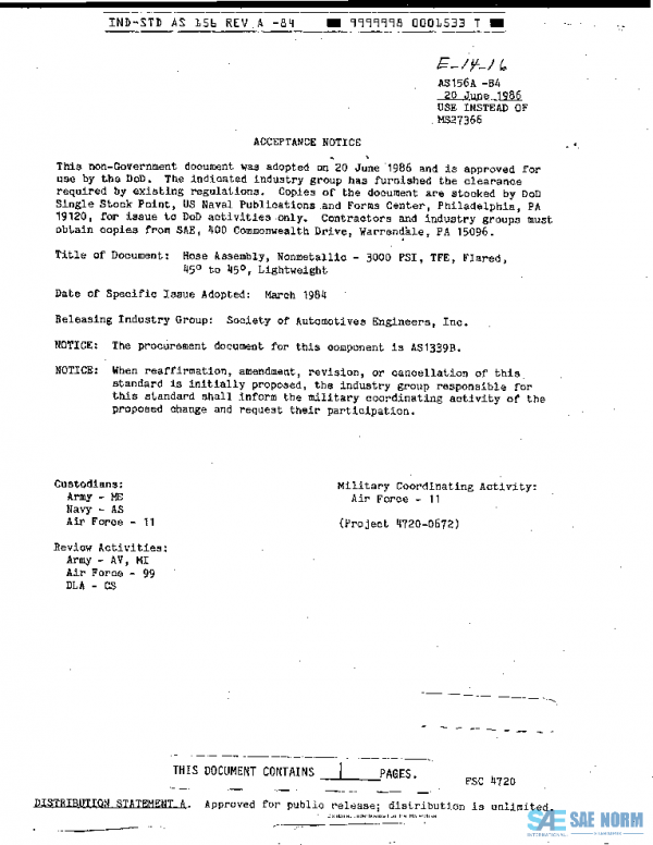 SAE AS156A PDF