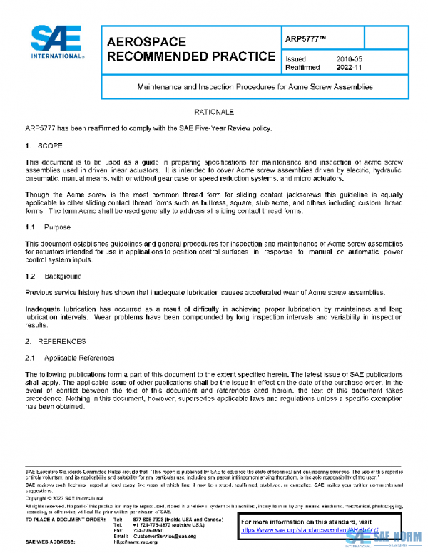 SAE ARP5777 PDF