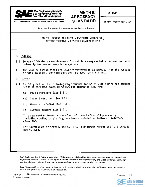 SAE MA1518 PDF