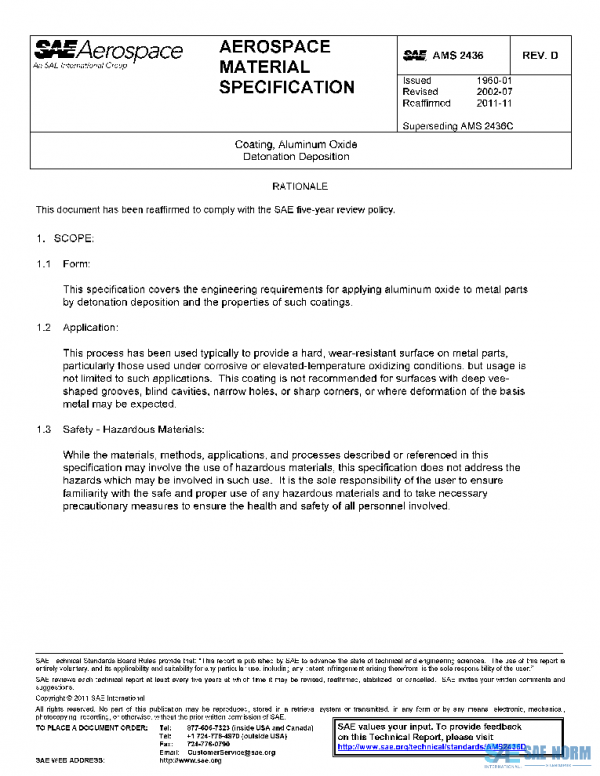SAE AMS2436D PDF