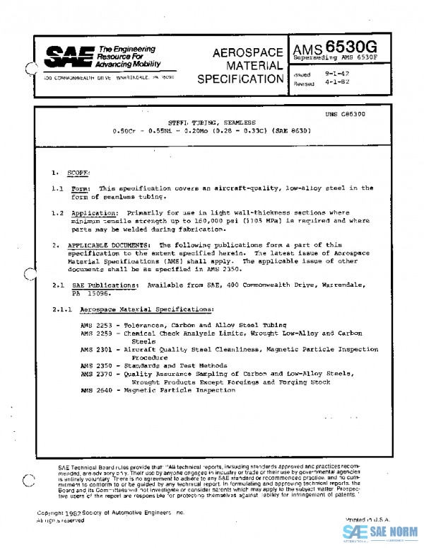 SAE AMS6530G PDF