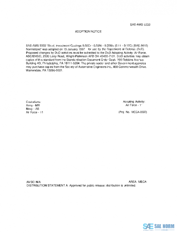SAE AMS5333D PDF