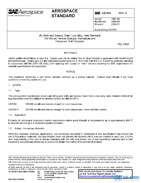 SAE AS7454A PDF