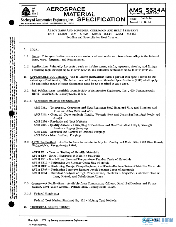 SAE AMS5634A PDF