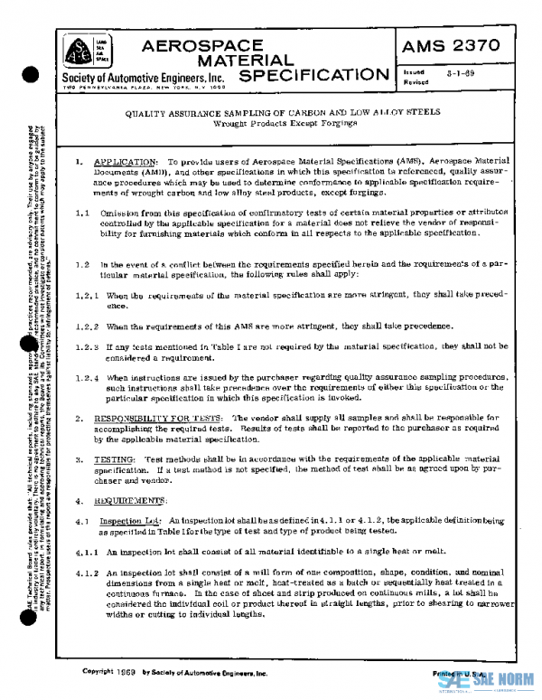 SAE AMS2370 PDF
