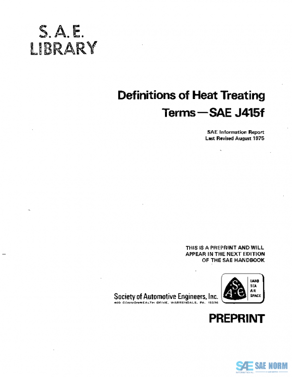 SAE J415F_197508 PDF SAE J415F_197508 PDF