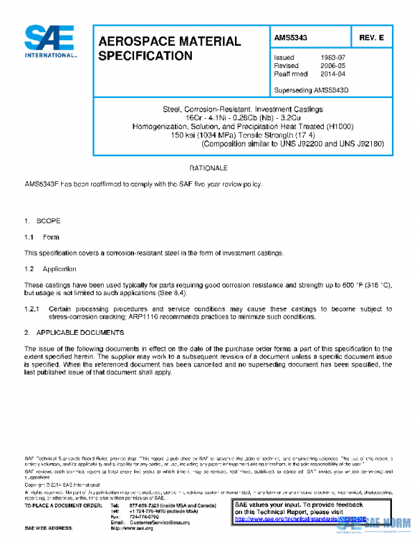 SAE AMS5343E PDF