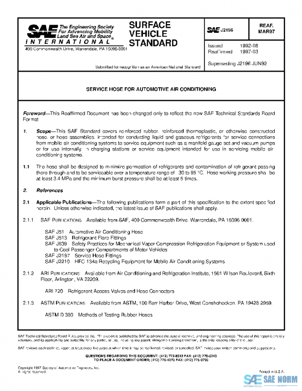 SAE J2196_199703 PDF