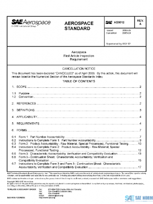SAE AS9012A PDF