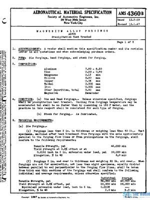 SAE AMS4360B PDF SAE AMS4360B PDF