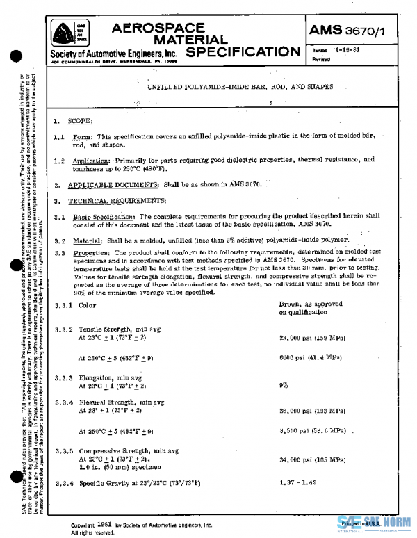 SAE AMS3670/1 PDF