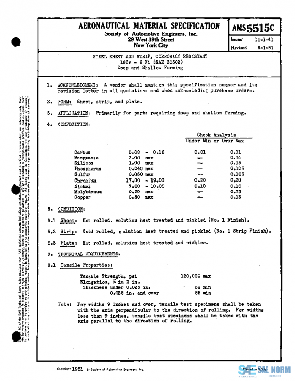 SAE AMS5515C PDF SAE AMS5515C PDF