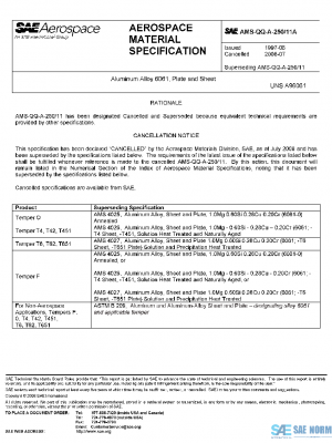 SAE AMSQQA250/11A PDF