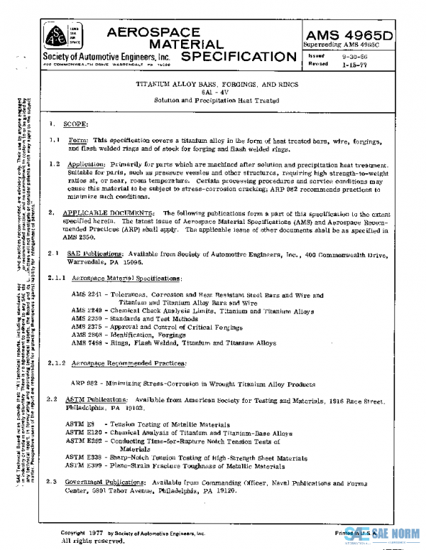 SAE AMS4965D PDF