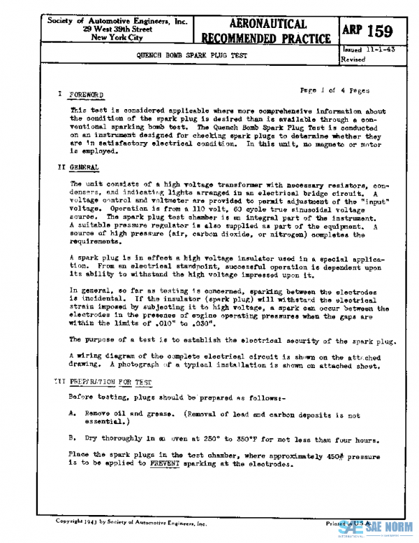 SAE ARP159 PDF