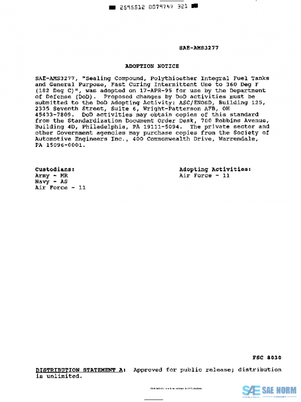 SAE AMS3277 PDF