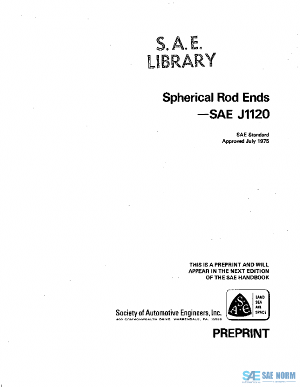 SAE J1120_197507 PDF SAE J1120_197507 PDF