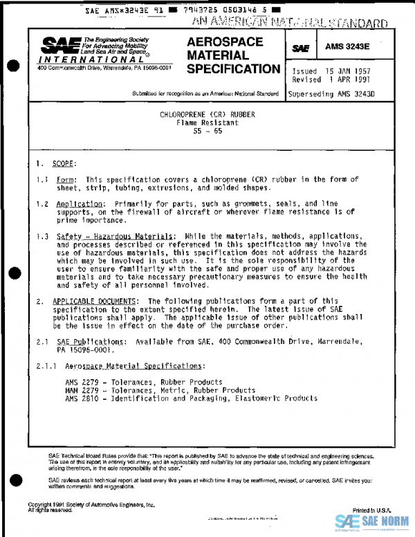 SAE AMS3243E PDF SAE AMS3243E PDF