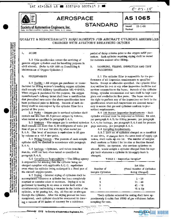 SAE AS1065 PDF