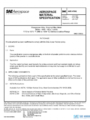 SAE AMS4780E PDF