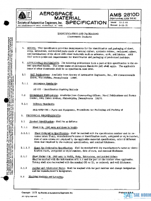 SAE AMS2810D PDF