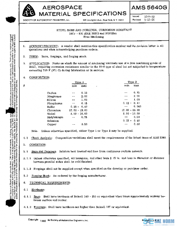 SAE AMS5640G PDF SAE AMS5640G PDF
