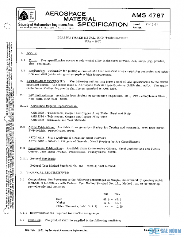 SAE AMS4787 PDF