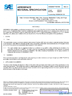 SAE AMS5643/H1100A PDF