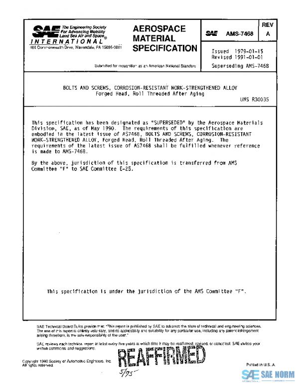 SAE AMS7468A PDF