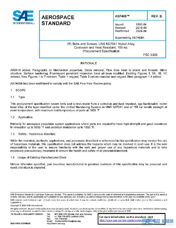 SAE AS7469B PDF