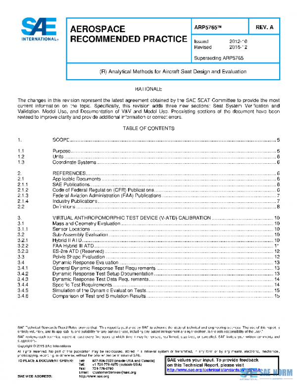SAE ARP5765A PDF SAE ARP5765A PDF