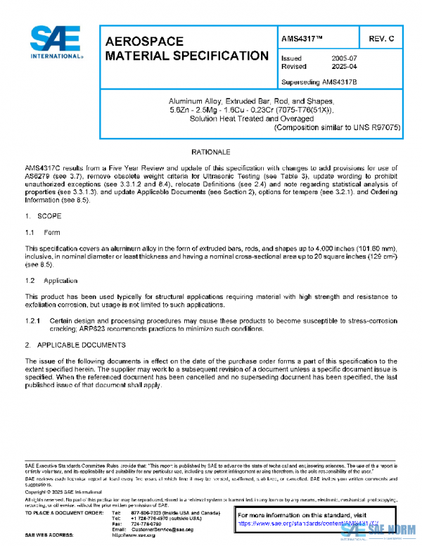SAE AMS4317C PDF SAE AMS4317C PDF