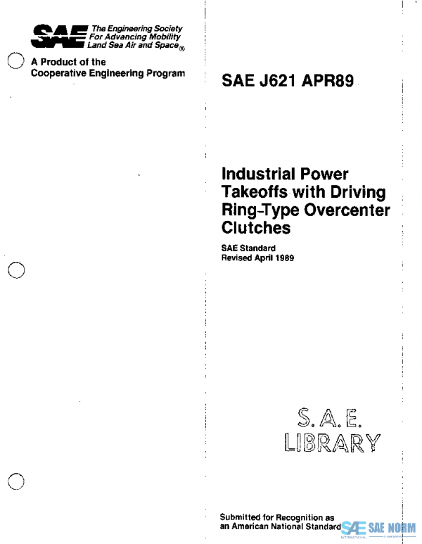 SAE J621_198904 PDF SAE J621_198904 PDF