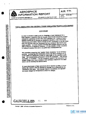 SAE AIR771 PDF