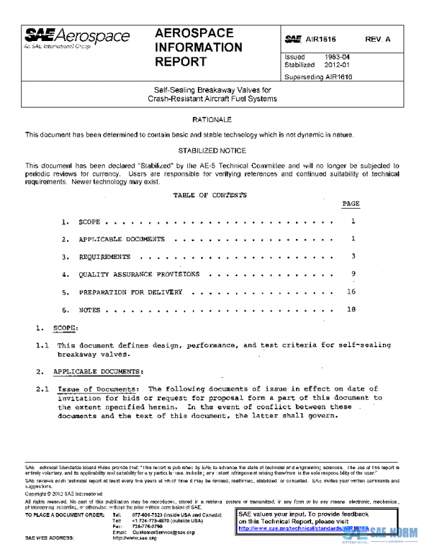 SAE AIR1616A PDF