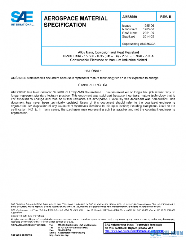 SAE AMS5669B PDF