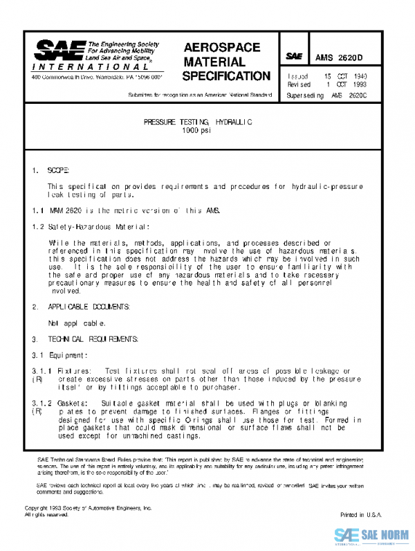 SAE AMS2620D PDF