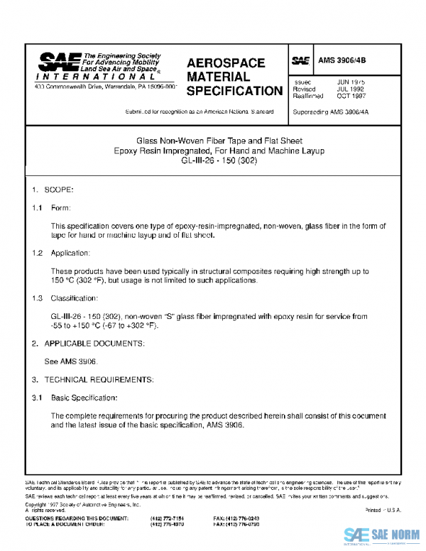 SAE AMS3906/4B PDF SAE AMS3906/4B PDF