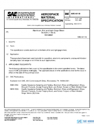 SAE AMS4011B PDF