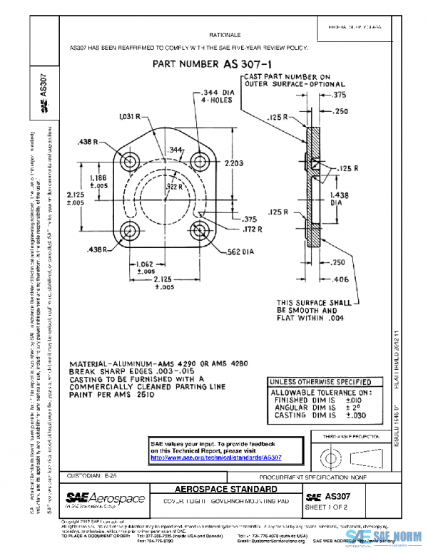 SAE AS307 PDF