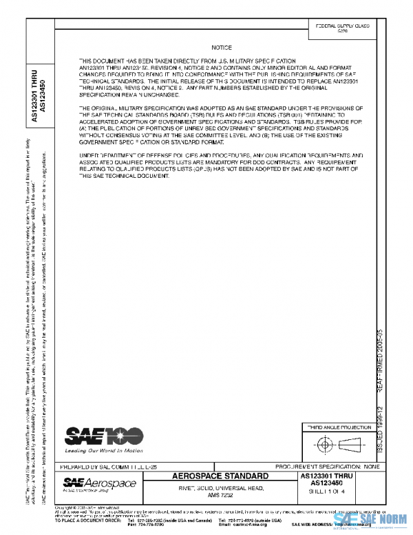 SAE AS123301 PDF