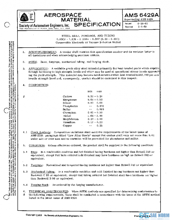 SAE AMS6429A PDF