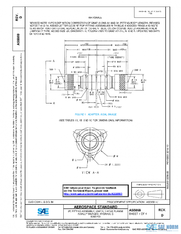 SAE AS5869D PDF SAE AS5869D PDF