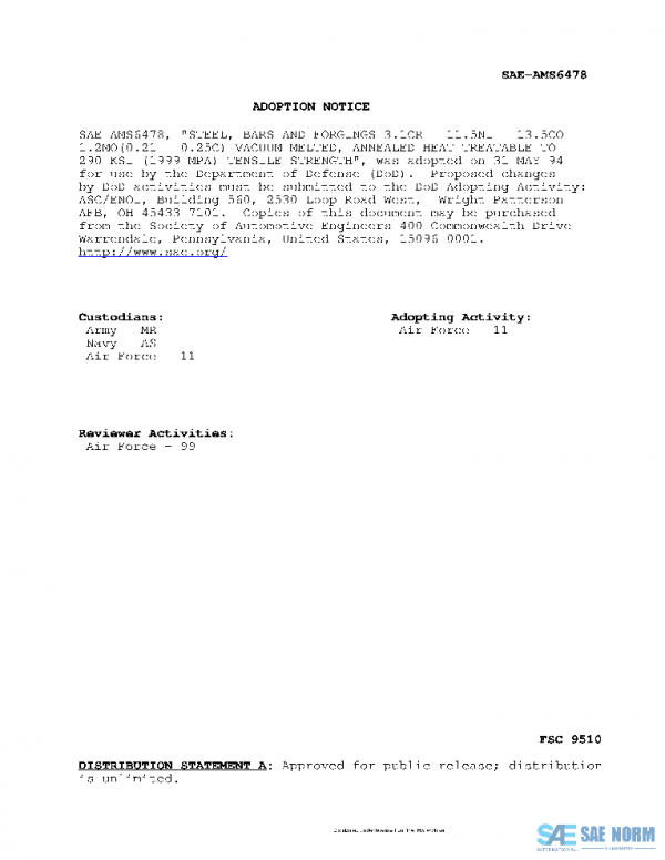 SAE AMS6478 PDF